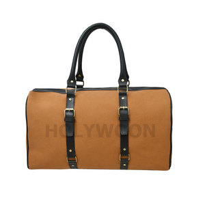 Bolsa de Lona de Cuero de Diseño Nuevo a Precio de Mayoreo para Viajes y Gimnasio, con MOQ Bajo, Bolsa de Lona de Cuero Grande Personalizada de la Mejor Calidad - Product Image 1