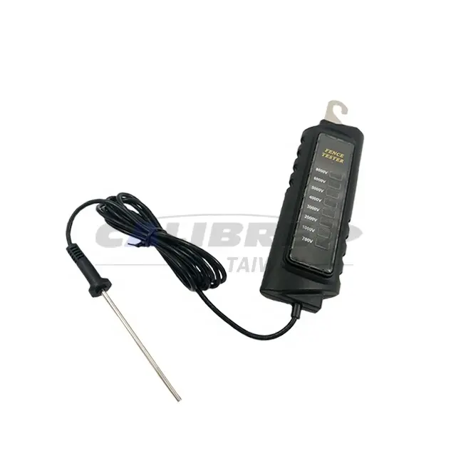 TAIWAN caliber 500V - 9000V Neon Lights Hook Type Tester di tensione portatile per recinzione elettrica