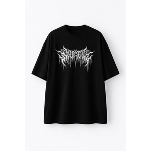 Camiseta Oversize de Algodón para Hombre con Estampado de Cara y Diseño de Estrella Roja, Estilo Urbano, Manga Corta, Cuello Redondo, Ajuste Jersey - Product Image 3