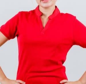 Polo en coton piqué de qualité supérieure pour femme, coupe ajustée, respirant, manches courtes, chemise de golf d'été, vêtements décontractés classiques pour le travail - Product Image 5