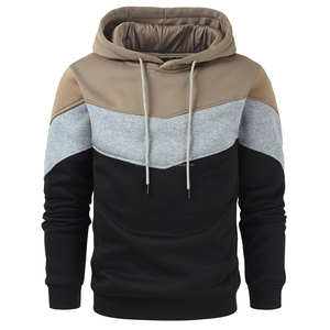 Sweats à capuche en molleton 100% coton pour hommes, best-sellers, avec col rond et logo personnalisé, conception d'usine OEM à bas prix - Product Image 3