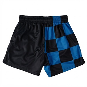 <b>Men's</b> Plus Size Checkered Board <b>Shorts</b> Black <b>Yellow</b> Panelled Elastic Waist Casual <b>Short</b> <b>Shorts</b> Woven Polyester best quality Mesh - Product Image 3