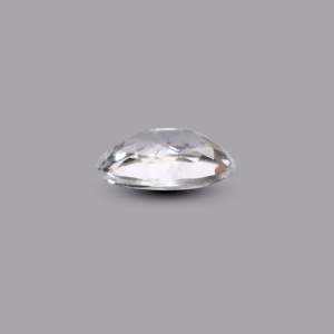 Natural Sky Blue Aquamarine 3.85 Carat Oval Cabochon Faceted Loose Gemstone for Fine Jewelry - Product Image 3