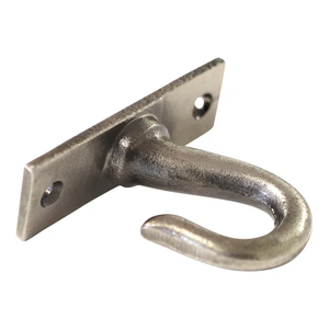 Nautical Double Fish Hook <b>Wall</b> Mount Antique Gold Coastal Decorative Hanger Heavy Duty Cast Metal Anchor Style Hook for <b>Clothes</b> - Product Image 6