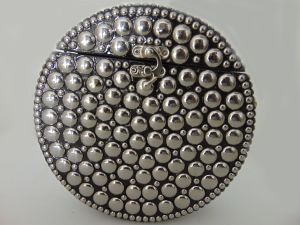 <b>Gold</b> Plated Rhinestone Evening <b>Clutch</b> Bag Metallic Flap Purse Textured Sculptural Handbag for Wedding Party Handmade Customised - Product Image 3