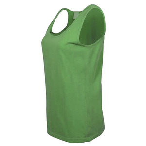 Camiseta sin Mangas de Punto de Color Sólido para Mujer, de Alta Calidad, Cuello Redondo, Estilo Casual, Color Rosa Claro, Largo Regular - Product Image 2