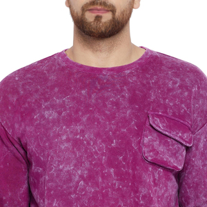 Ensemble de survêtement pour homme 100% coton, effet délavé, qualité supérieure, design personnalisé, col à capuche, saison hivernale, coupe ajustée - Product Image 6