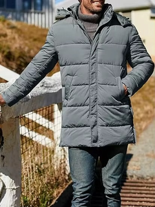 High Quality Customized Men's <b>Winter</b> <b>Jackets</b> <b>Long</b> Puffer <b>Jacket</b> with Comfortable Insulation Stylish and Affordable Men <b>Long</b> Coat - Product Image 5