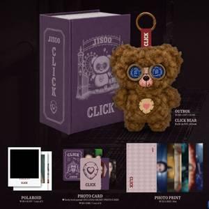 Álbum Individual de BLACKPINK JISOO [CLICK] CLICK BABY BEAR Versión NFC Música Pop en CD de Papel y Plástico, Idioma Coreano, para Todas las Edades, KR BW-154 - Product Image 3