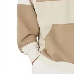 Sweat-shirt de sport pour homme, personnalisable, service OEM, doux, décontracté, couleur unie, polyester, élasthanne, léger, respirant, à capuche - Product Image 5