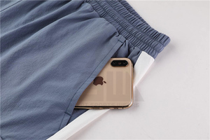 Shorts de bain pour hommes à imprimé palme sur le devant, en Spandex/Polyester, séchage rapide, avec cordon de serrage – Vente directe usine - Product Image 5