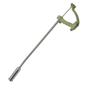Applicateur de boulettes Bolus Gun pour moutons et porcs, instrument vétérinaire en acier inoxydable avec poignée colorée, réutilisable - Product Image 3