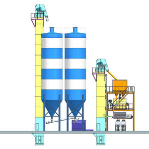 Ligne de production de <span class=keywords><strong>mortier</strong></span> sec polyvalente capable de fabriquer à la fois de l'adhésif pour carrelage et de la mastic mural - Product Image 3