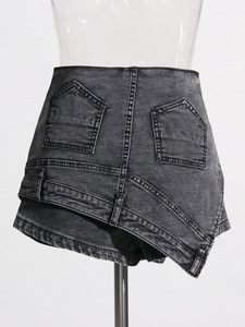 Fashion Unique New Streetwear Sexy Irregular Washed <b>Jean</b> Shorts Women Short Denim Shorts for Women Shorts Women - Product Image 4