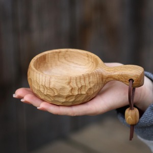 Natural Kuksa <b>Cup</b> Wholesale Price Wooden Mug for Coffee Tea Outdoor <b>Camping</b> and Adventure Use Premium Kuksa <b>Cup</b> - Product Image 3
