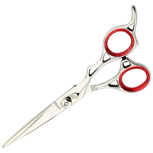 Ciseaux de coiffure 6'' avec logo personnalisé, faible MOQ, professionnels, en acier inoxydable, lame tranchante, durables, réutilisables, pour la coupe de barbe, OEM - Product Image 2