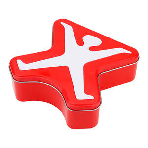 Caja de metal divertida en stock, caja de metal personalizada con relieve para almacenamiento de galletas, contenedor de metal con tapa. - Product Image 2