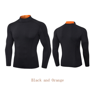 Workout Compression Tops Manufacturer Breathable <b>Men</b> Compression Shirts Running Compression Shirts - Product Image 3