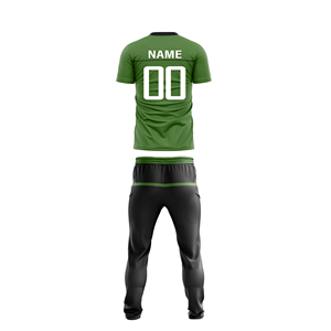 Custom Cricket Uniforms Digital Print High Quality Quick Dry Breathable 100% Polyester Short Sleeve Sports Jersey T-Shirt - Product Image 6