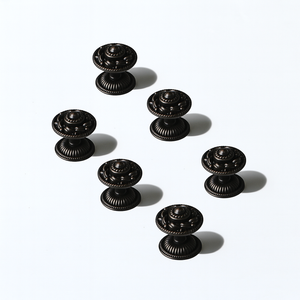 <b>Cheap</b> Price Antique Zinc Alloy Round Knob Vintage Cabinetry Handles for Kitchen Dining Room Bathroom Cupboard Furniture Hardware - Product Image 1