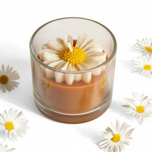 Velas de flores en frasco de vidrio para decoración del hogar - Navidad, Pascua, cumpleaños y San Valentín - Product Image 1