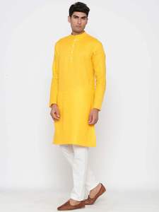 <b>Men</b> Shalwar Kameez <b>Set</b> Custom Size High Quality Cotton Quick Dry Stitching Kurta <b>Pajama</b> Supplier Bulk OEM All Seasons - Product Image 2