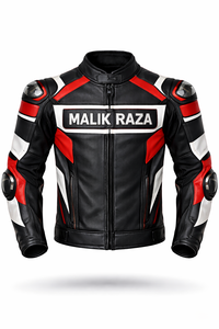 Chaqueta de Motociclista de Cuero Personalizada Multicolor con Logotipos Bordados en 3D - Product Image 6