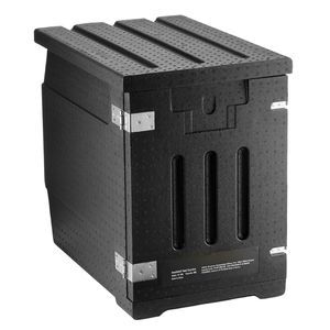 Contenitore Termico per Alimenti a Caricamento Frontale da 82 Qt in LLDPE con Doppia Chiusura a Fibbia per Catering - Product Image 1