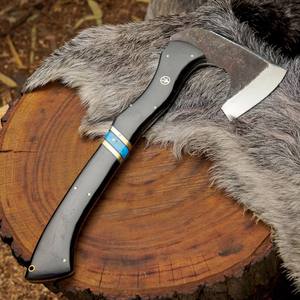 Handmade Forged Steel Bearded <b>Axe</b> Tomahawks OBM Bushcraft Outdoor Survival Cutting <b>Wood</b> Collector Gift Wholesale - Product Image 5