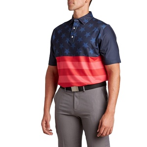 Ropa de Golf, Polo para Hombre, Camisetas Deportivas de Piqué de Secado Rápido, Camisetas de Golf Personalizadas con Estampado en Blanco - Product Image 1
