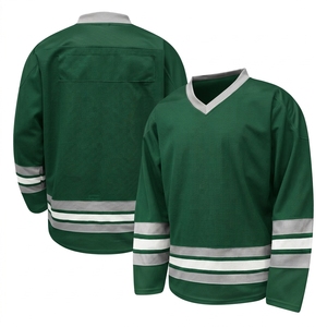 Uniforme de hockey respirant 100% polyester, logo personnalisé, maillots de hockey sur glace brodés en 3D, impression HD, maillots personnalisés pour hommes adultes, équipe personnalisée - Product Image 4