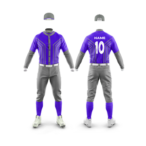 ชุดยูนิฟอร์มเบสบอลสำหรับฝึกซ้อม ผลิตจากโพลีเอสเตอร์ 100% แบบซับลิเมชั่น ออกแบบมาเพื่อประสิทธิภาพและสำหรับทีมซอฟต์บอล - Product Image 4