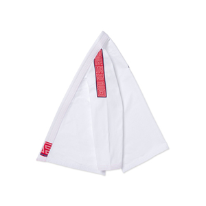 Kimono de Jiu Jitsu Brasileño, Uniforme de Artes Marciales, Personalizado, Blanco, Shoyorol, Transpirable, Duradero, de Secado Rápido, Corte Holgado, 100% Algodón - Product Image 3