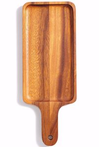 Grande planche à découper en bois faite à la main, planche à découper en bois massif naturel pour légumes, fruits, viande, pain, fromage et cuisine - Product Image 5