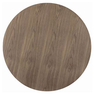 <b>Brown</b> and Black Round Dining <b>Table</b> - Product Image 3