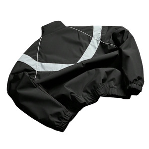 <b>Black</b> Retro Contrast Panel Track Jacket Custom Lightweight Streetwear <b>Windbreaker</b> Reflective Panel Full Zip Sports Men's Jackets - Product Image 4