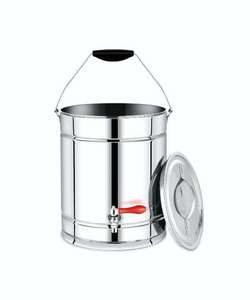 PREMIUM STAINLESS STEEL TEA URN 7.5 LITER CAPACITY <b>MIRROR</b> FINISH INSULATED HOT BEVERAGE DISPENSER COFFEE SERVER - Product Image 1