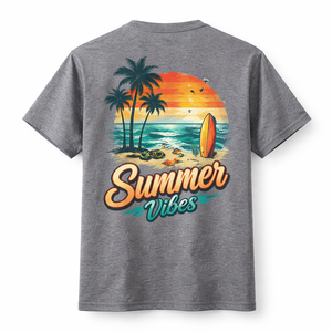 T-shirt pour homme 100 % coton personnalisé en gros - Fabricant et fournisseur OEM 320g Impression numérique Séchage rapide et respirant Logo personnalisé - Product Image 2