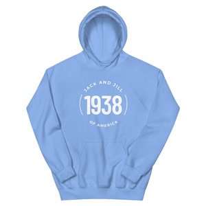 Sweat-shirt à capuche unisexe bleu clair en molleton doux à manches longues avec poche kangourou, vêtement décontracté d'hiver, streetwear tendance - Product Image 1