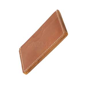Tarjetero de Cuero Profesional para Hombre, Cartera Delgada de Cuero Genuino, Estuche para Tarjetas de Crédito, Organizador de Negocios Minimalista - Product Image 5