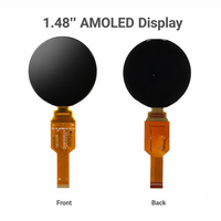 Modul Layar Sentuh AMOLED Bulat 1,48 Inci 480x480 dengan Antarmuka SPI RGB QSPI MIPI untuk Perangkat yang Dapat Dipakai seperti Smartwatch