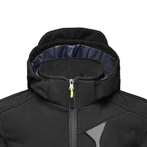 Veste d'hiver imperméable pour homme avec capuche, coupe-vent léger, veste de randonnée noire, veste de voyage en plein air, personnalisable - Product Image 4