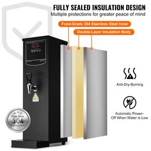 "1500W Electric Hot Water Dispenser with 316 Stainless Steel <b>Heating</b> <b>Tube</b> for Commercial Use" - Product Image 6