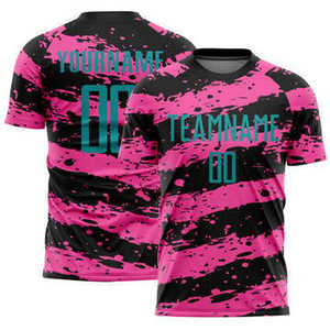 Wholesale Custom Soccer Jersey 100% Polyester Windproof Breathable Training Uniform Football Shirt - Product Image 3