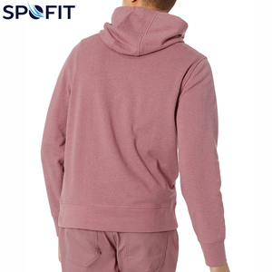 Sweat à capuche décontracté pour homme, best-seller, personnalisé, en tissu mélangé de coton doux, streetwear, coupe oversize, couleur unie - Product Image 4