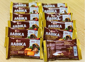 VITHAICO Rabika Coffee Cracker 360g Crispy Biscuit Made With Special Real Coffee <b>Beans</b> Vietnam Origin OEM Packing - Product Image 5