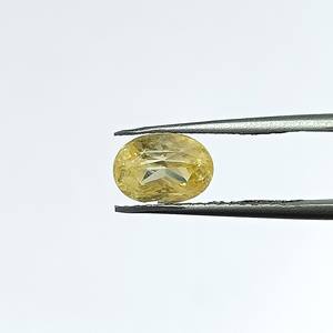 Zafiro amarillo ovalado natural de 3,18 quilates de Sri Lanka, piedras preciosas sueltas para la fabricación de joyas y anillos YOIS-207 - Product Image 2