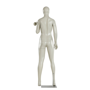 Mannequins de vitrine en fibre de verre, corps entier, détachables, pour affichage en vitrine, sportifs, athlétiques, musclés, féminins, en pose debout - Product Image 6