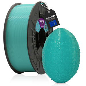 Filament d'imprimante 3D WINKLE PETG Crystal 1,75 mm 1 kg FDM Haute résistance aux chocs Fabriqué en Europe Tolérance 0,05 mm Buse 220-240 - Product Image 1