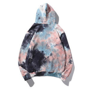 Sudadera con Capucha Corta de Estilo Liso y Moderno, Impermeable, con Estampado Tie Dye, para Mujer - Product Image 5
